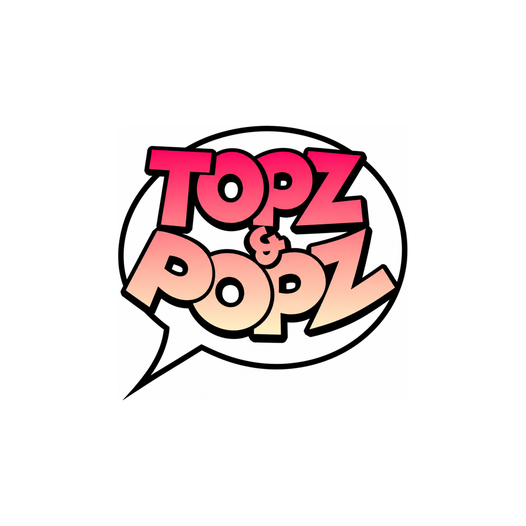 Topz & Popz Pink Drip